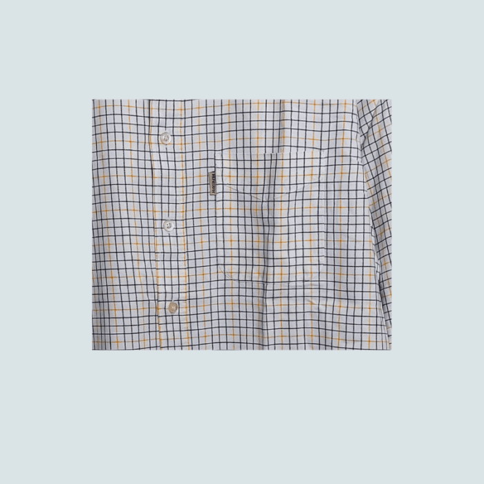 Memphisto white check shirt