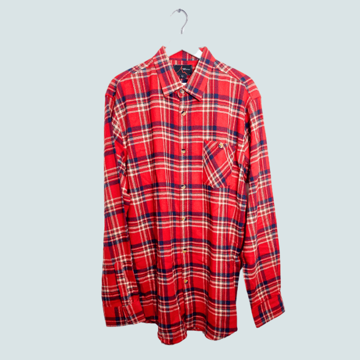 High Mountain red check shirt