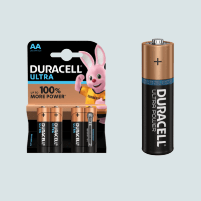 Duracell batteries x 4 AAA