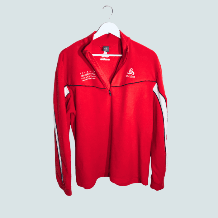 odlo red fleece