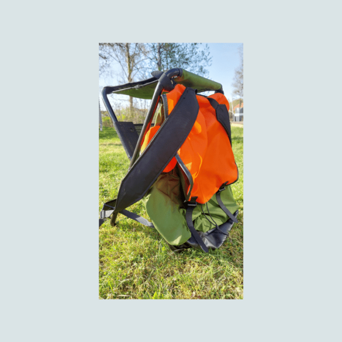 Bohus orange and green rucksack seat