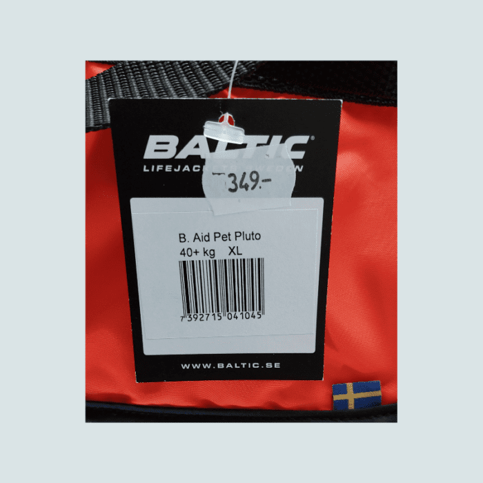 Baltic life vest for dogs XL