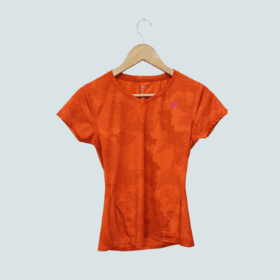 Asics orange running top