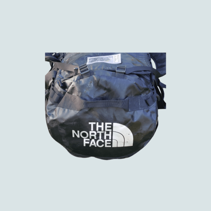 The North Face duffel bag and rucksack